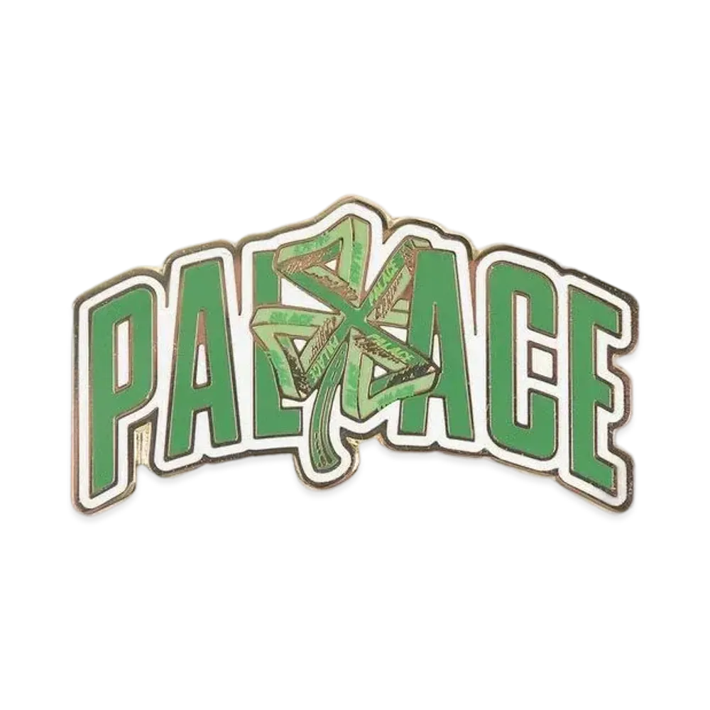 PALACE STRIKE IT LUCKY PIN BADGE "Green"