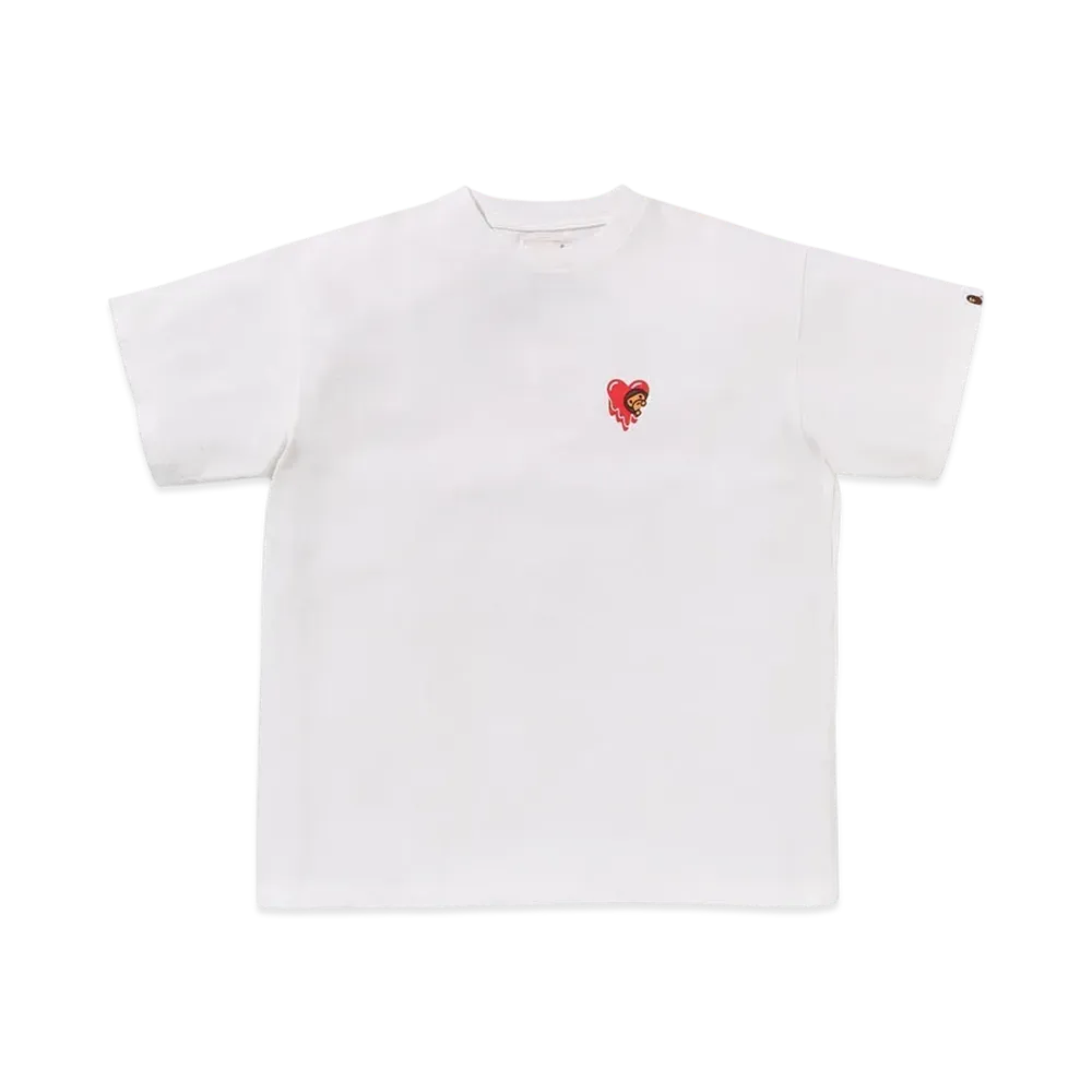A BATHING APE x EMOTIONALLY UNAVAILABLE Baby Milo Tee "White"