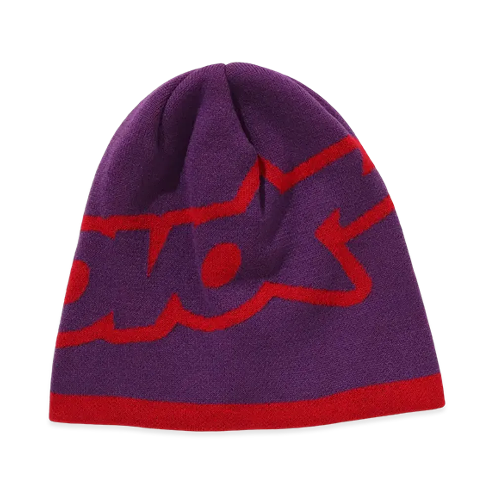 A BATHING APE x OVO Jacquard Ovo Sta Logo Beanie "Purple"