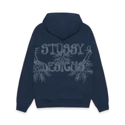 Stussy Wes Palms Hoodie "Navy"
