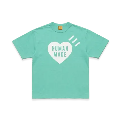 HUMAN MADE Bangkok Heart Graphic T-Shirt "Green"