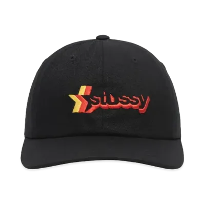 Stussy Low Pro 3 Star Strapback "Black"