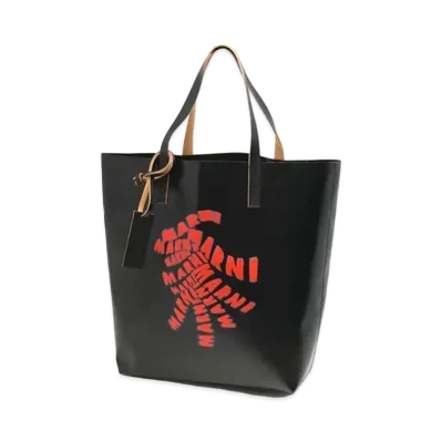 Marni North South Tribeca PVC Shopping Bag "Spin Printed"