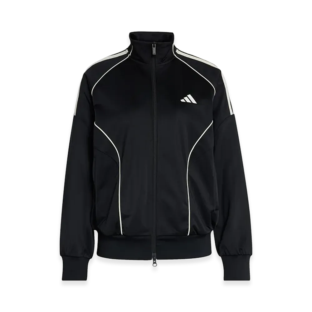 adidas Women's Stadium Tricot Loose Fit Track Top "Black"