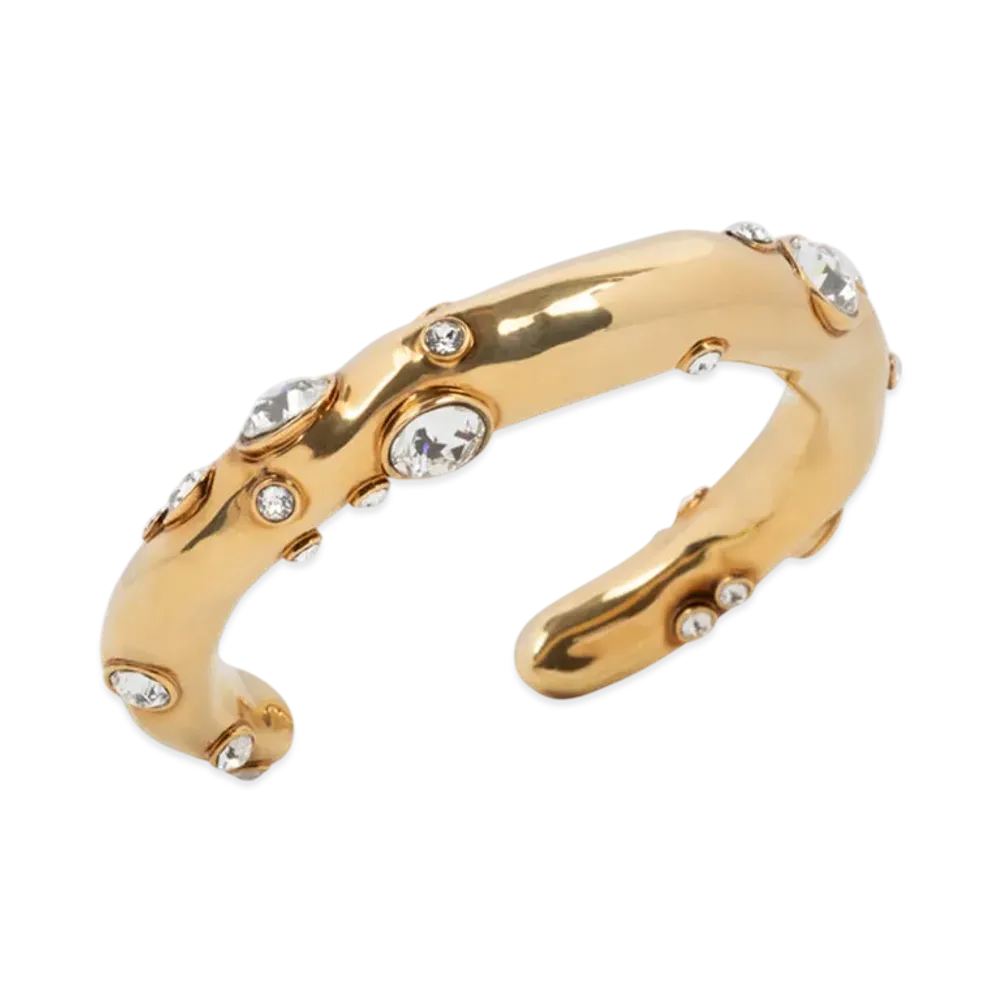 DRIES VAN NOTEN Women's Embellished Cuff "Gold"