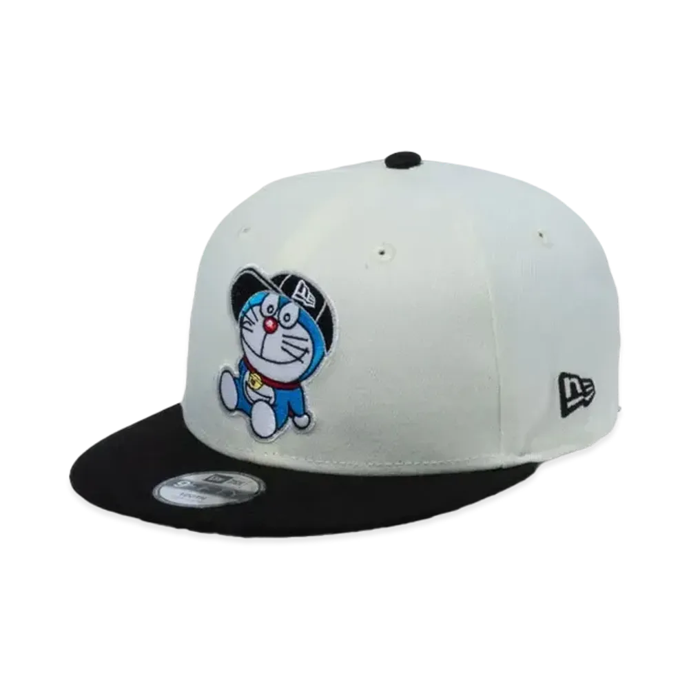 NEW ERA x Doraemon Youth 9FIFTY Cap "Chrome White/Black"