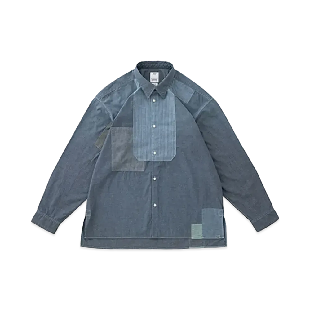 visvim CHORE P.W. SHIRT L/S CHAMBRAY "Indigo"