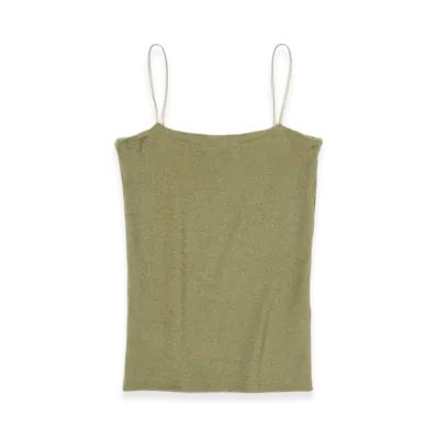 AURALEE Washable Wool Pile Long Bare Top "Olive Khaki"