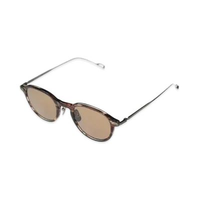 KANEKO OPTICAL x SOPHNET. Titanium Boston Sunglasses "Brown"
