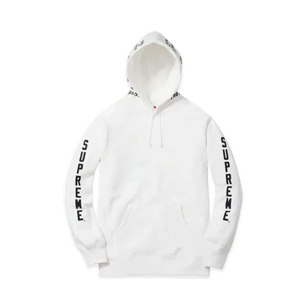 Supreme x THRASHER Boyfriend Hooded Sweatshirt "White"