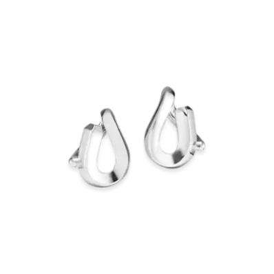 Tiffany & Co. Tiffany Forge Single-Link Earrings in High-Polished "Silver"