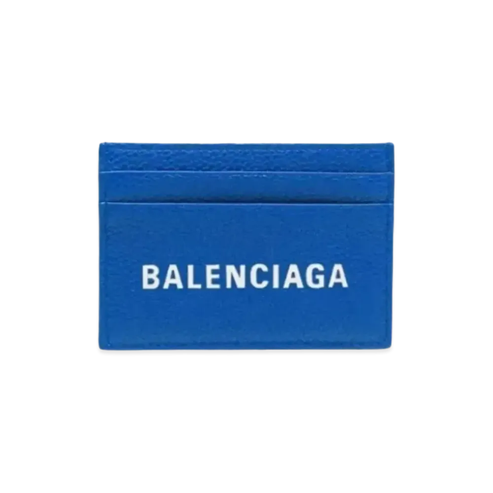 BALENCIAGA Everyday Daily Style Multicard Slot Card Holder "Blue/White"