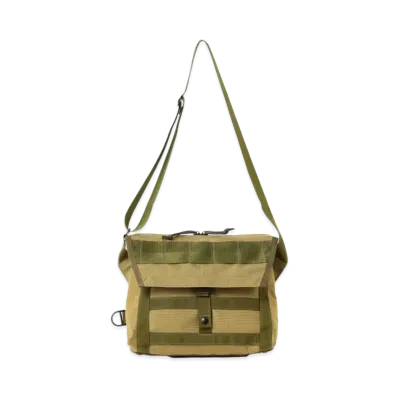 BRIEFING x BEAMS PLUS Fleet Messenger Bag "Khaki"