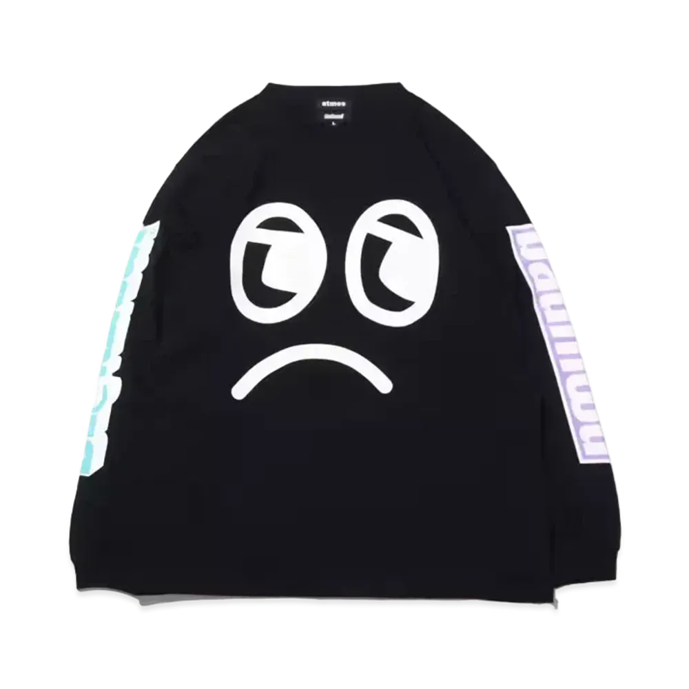 atmos x BE@RBRICK x BADMOOD L/S Tee 23SU-S "Black"