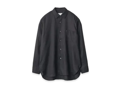 ssstein Light Linen Oversized LS Shirt "Black"