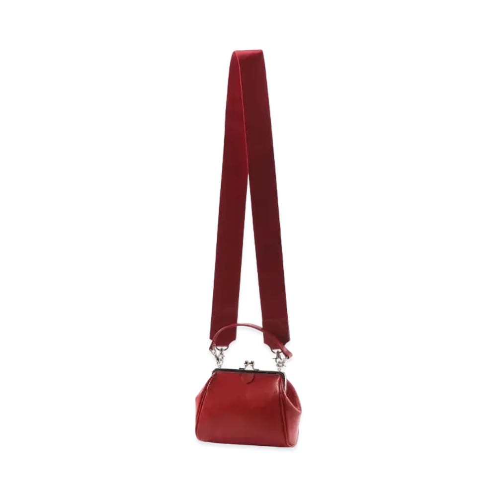 Yohji Yamamoto Y's SOFT LEATHER CLASP POUCH "Red"