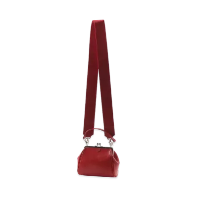 Yohji Yamamoto Y's SOFT LEATHER CLASP POUCH "Red"
