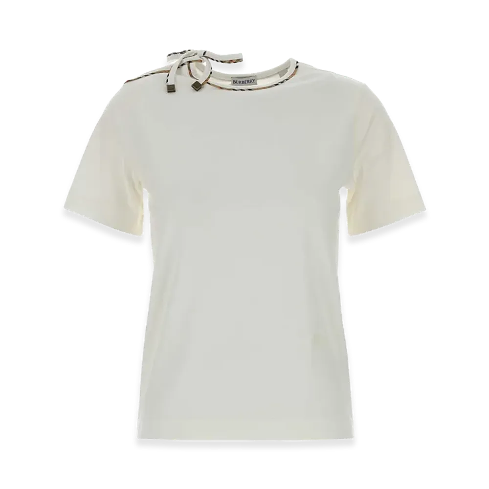 Burberry Women's Cotton T-Shirt "White"