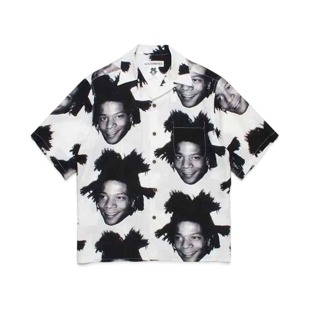 WACKO MARIA Jean-Michel Basquiat / Hawaiian Shirt "White"