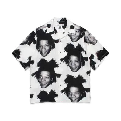 WACKO MARIA Jean-Michel Basquiat / Hawaiian Shirt "White"