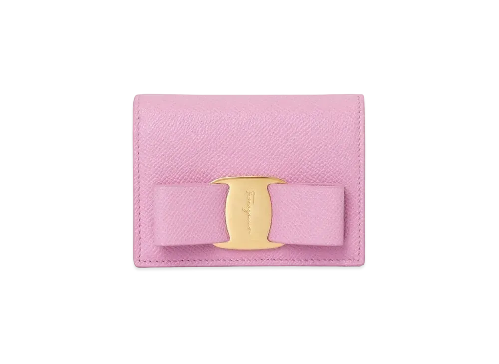 Salvatore Ferragamo Compact Wallet "Flamingo"