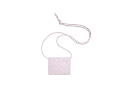 Bottega Veneta Card Case On Strap "Bris Washed"