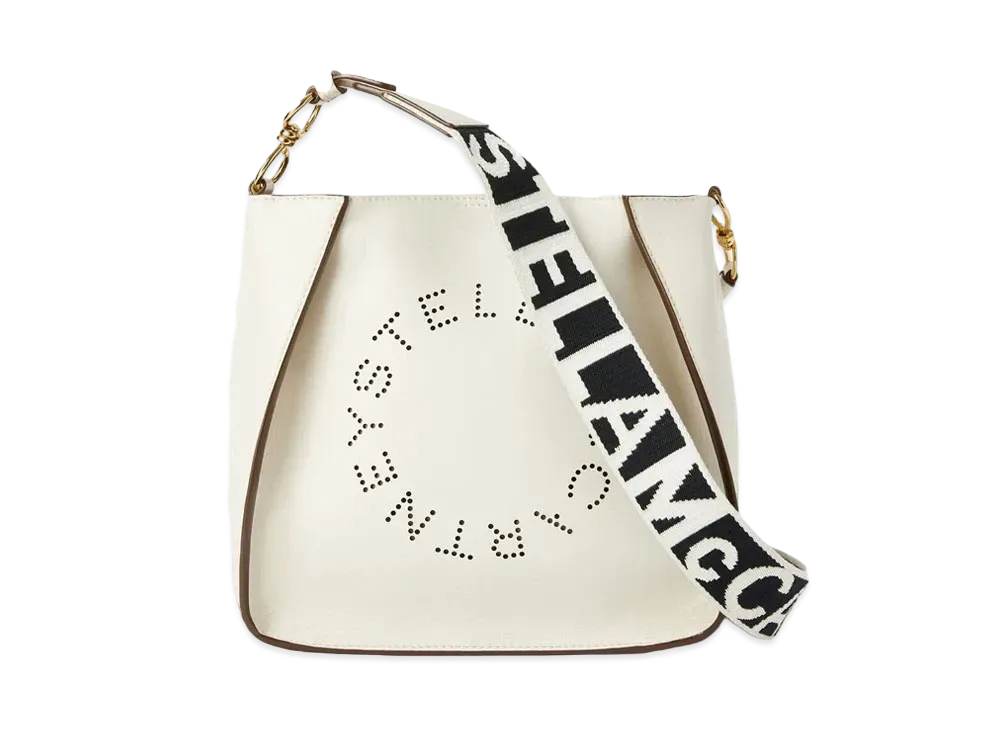 Stella McCartney Stella Logo Shoulder Bag "Pure White"