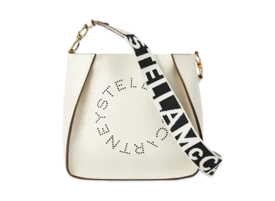 Stella McCartney Stella Logo Shoulder Bag "Pure White"