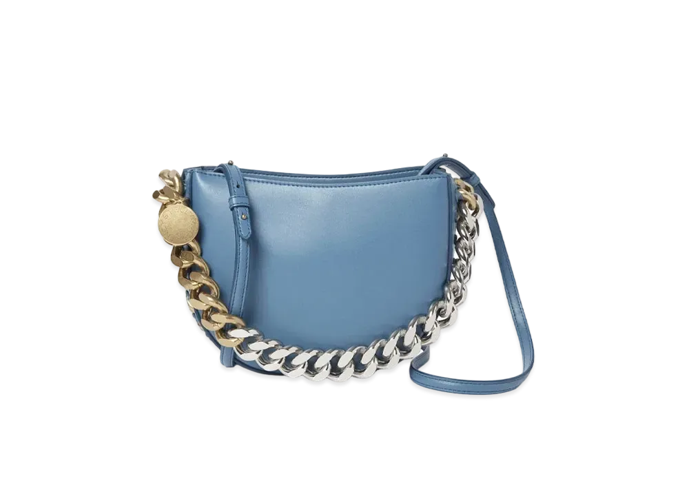 STELLA McCARTNEY Flame Small Shoulder Bag "Teal"