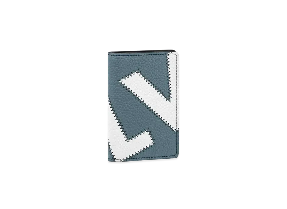 Louis Vuitton Organizer De Posh Leather "Blue"