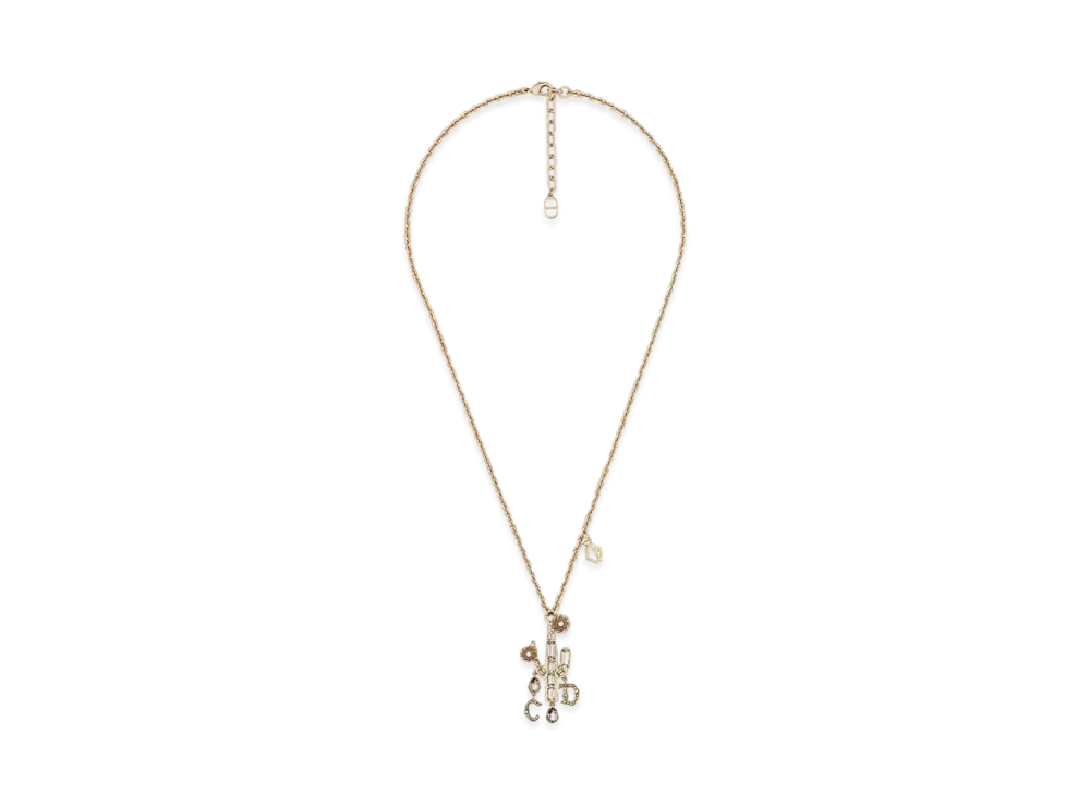 Dior x Cactus Jack Pendant Necklace "Gold"
