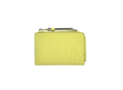 TOD'S Leather Credit Card Holder "Yellow"