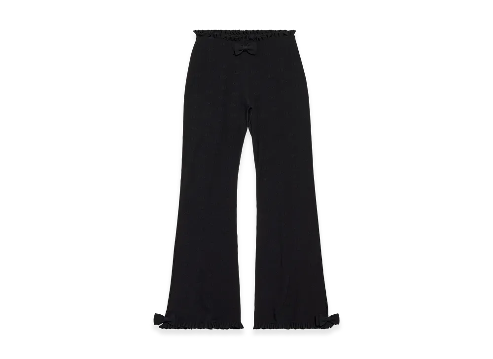 BALENCIAGA Women's Flared Capri Pants "Black"