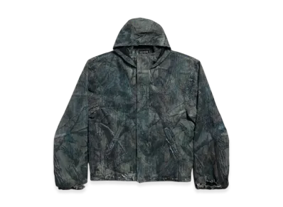 BALENCIAGA Hooded Workwear Jacket "Brown"