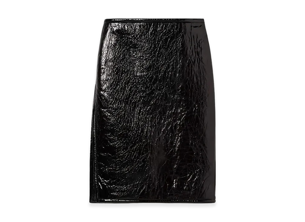 GUCCI Women's Leather Skirt "Black"