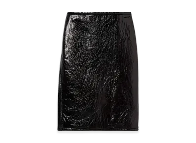 GUCCI Women's Leather Skirt "Black"