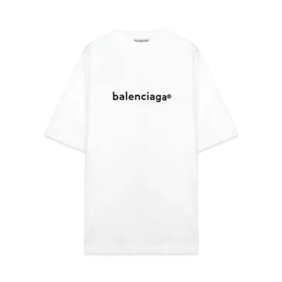BALENCIAGA Oversize Copyright T-shirt "White"