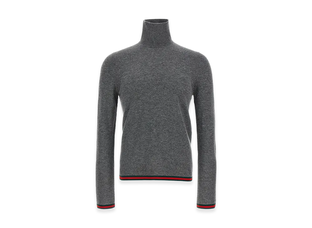 GUCCI Web Ribbon Mesh "Grey"