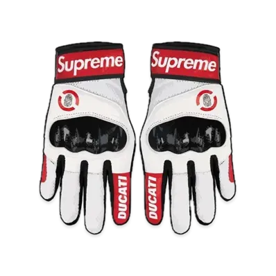 Supreme x Ducati x Spidi C1 Leather Gloves "Red"