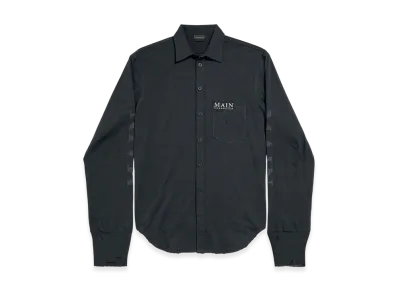 BALENCIAGA Main Character Artwork T-shirt Sleeve Shirt "Black"
