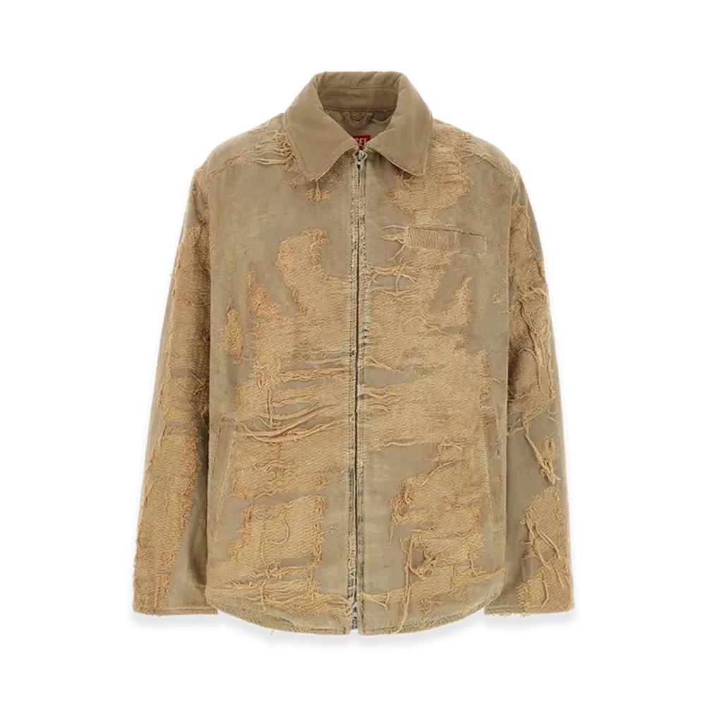 Diesel Cotton D-Ivar Jacket "Brown/Beige"