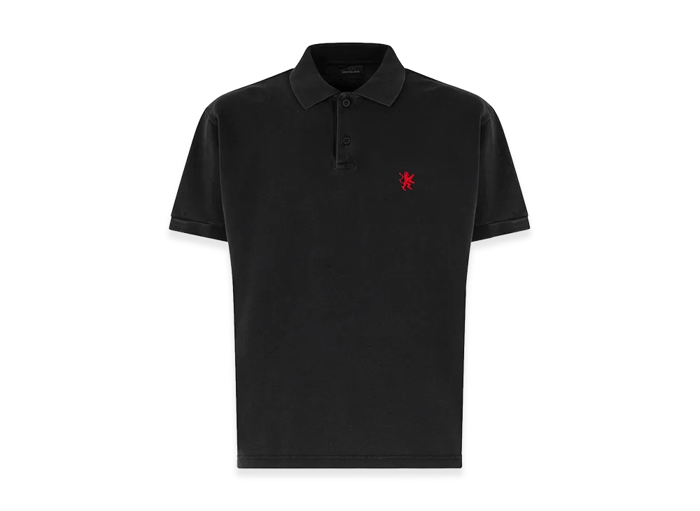 BALENCIAGA Short-Sleeved Polo Shirt "Black"