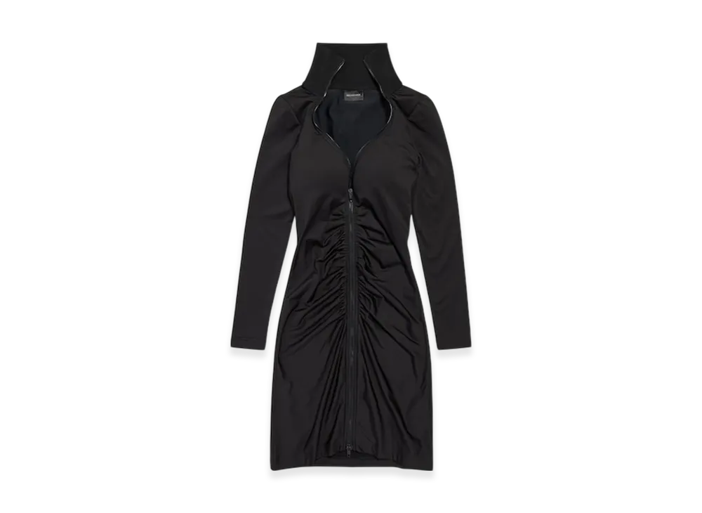 BALENCIAGA Women's Bra Cut Mini Dress "Black"