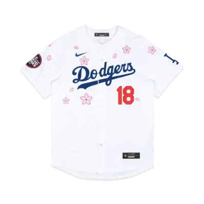 Takashi Murakami x MLB World Tour Tokyo Series 2025 Dodgers Yamomoto Jersey "White"