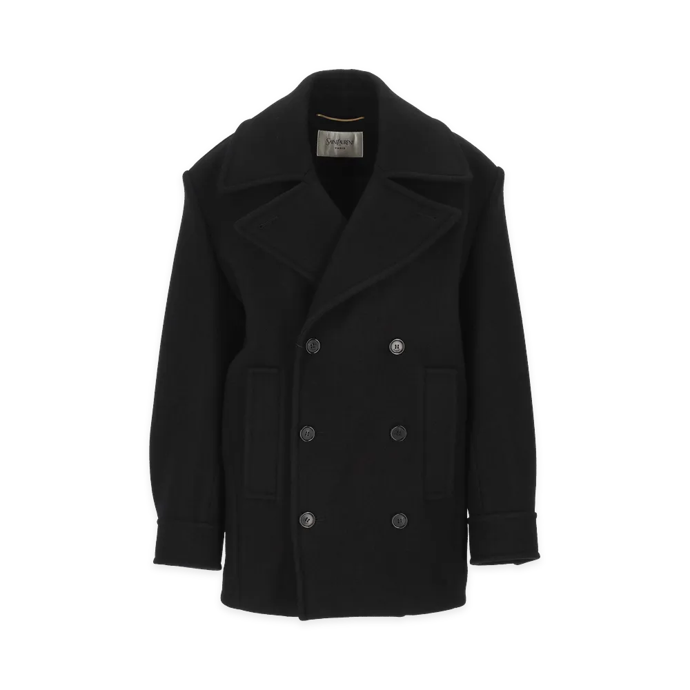 Saint Laurent Women's Coats "Black"