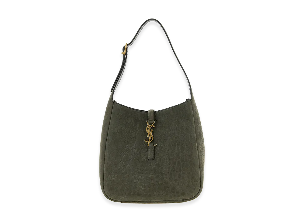 Saint Laurent Women's Micro le 5 A 7 Shoulder Bag "Green"