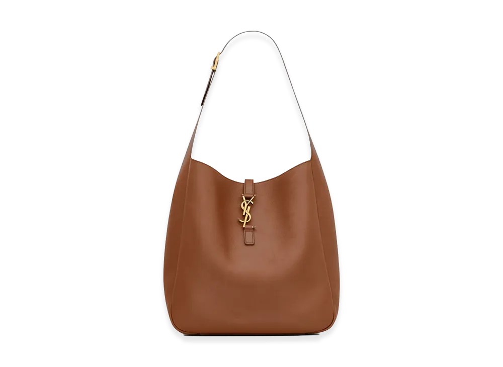 Saint Laurent Women's Le 5 A 7 Soft Large Handbag "Brown"