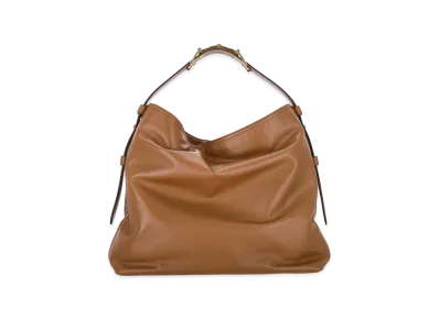 GUCCI Women's Leather Large Gucci Beatrix Shopping Bag "Brown"