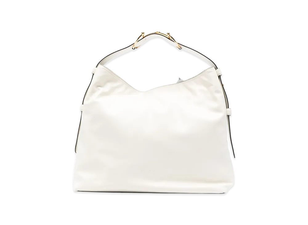 GUCCI Women's Leather Large Gucci Beatrix Shopping Bag "White"