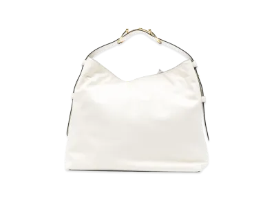 GUCCI Women's Leather Large Gucci Beatrix Shopping Bag "White"